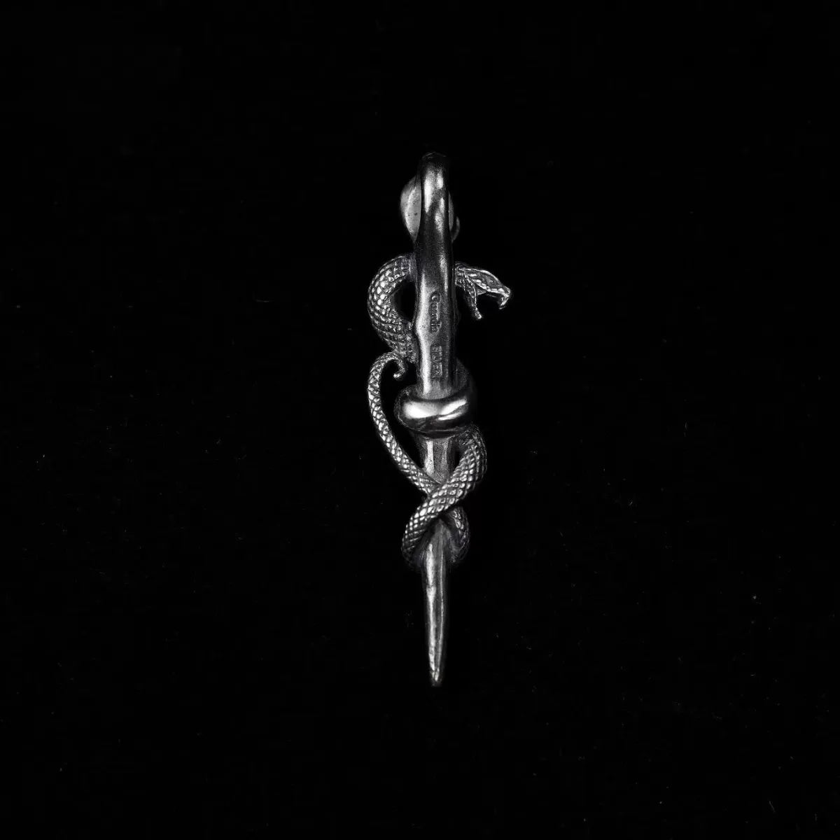 Asclepius' Serpent Staff Pendant