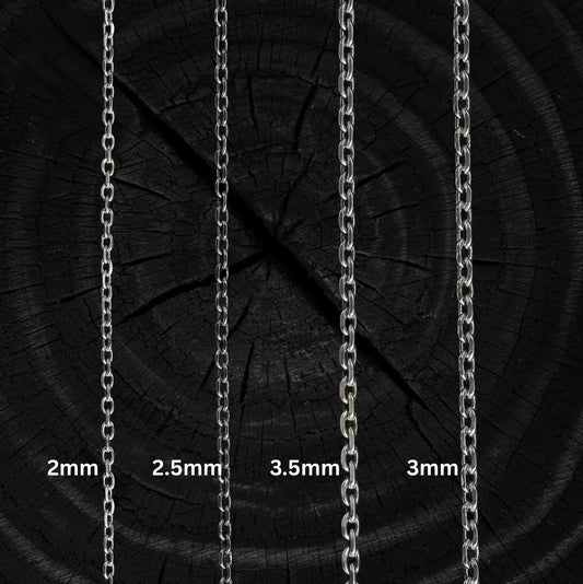 Small Cornered Chain (2-3.5mm)