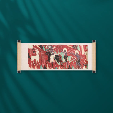 Miniature Mural Scroll