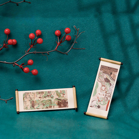 Miniature Mural Scroll