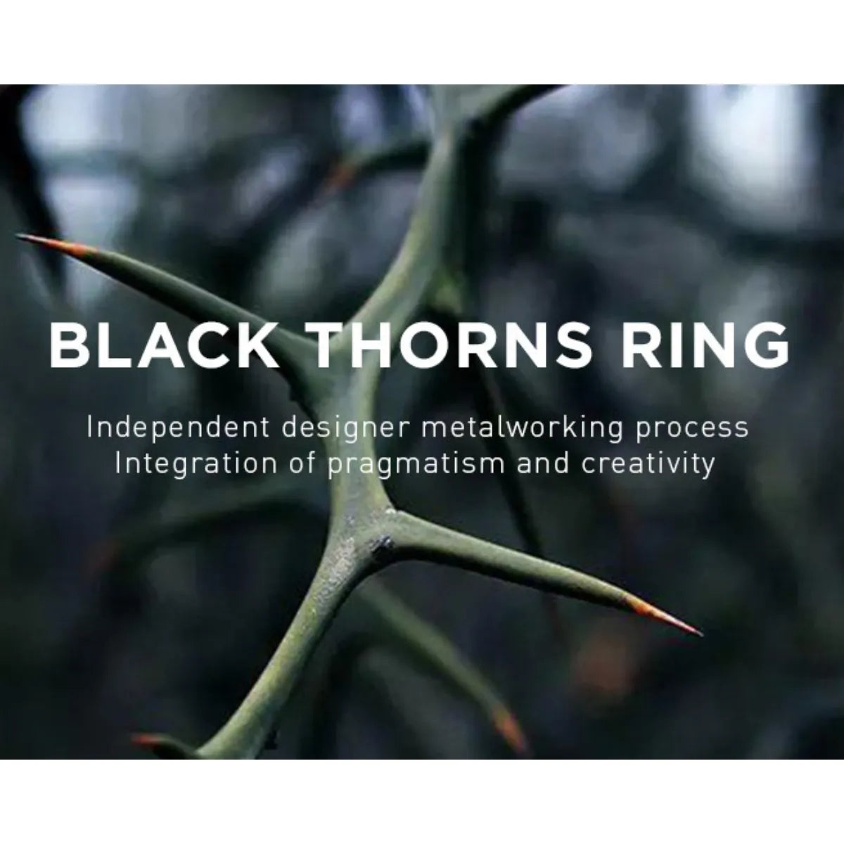 Black Thorns Ring