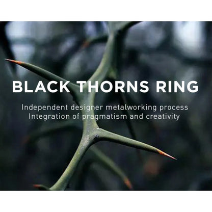 Black Thorns Ring