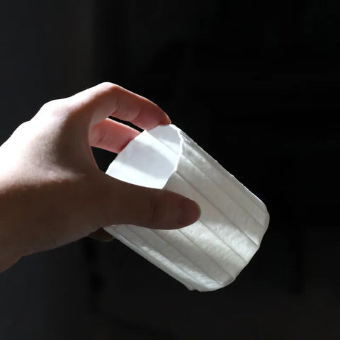 Handmade Coffee Cup Stone Fold Porcelain– Paper-Thin Translucent Drinkware
