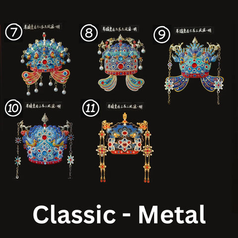 Classic Crown Set –  Flat Metal