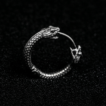 Whispers of the Dual Serpent Earring