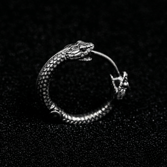 Whispers of the Dual Serpent Earring