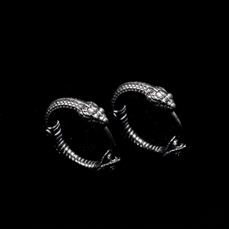 Whispers of the Dual Serpent Earring