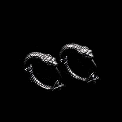 Whispers of the Dual Serpent Earring