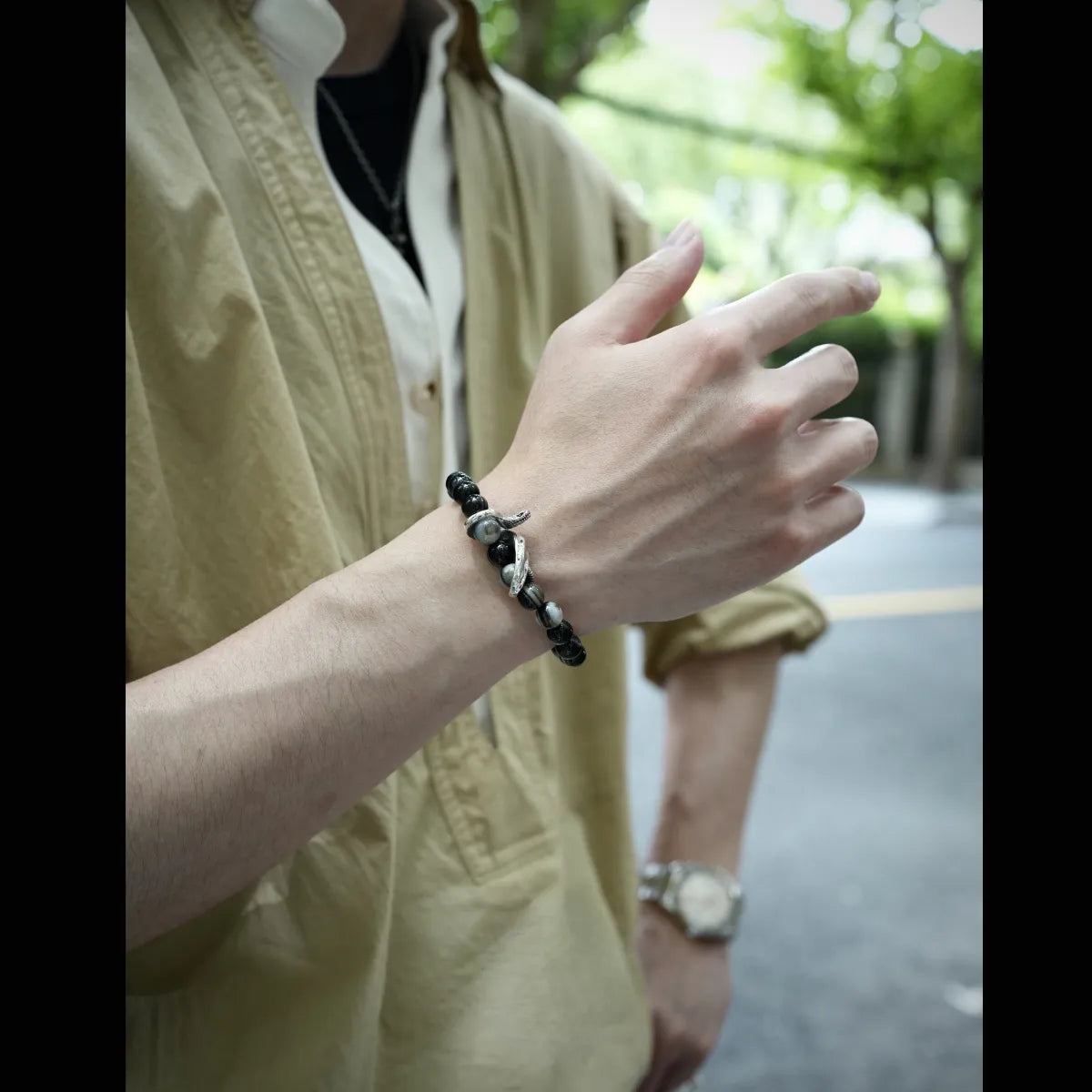 Crystal Single Snake Bracelet
