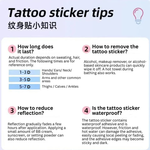 Dynamic Blood Serpent Tattoo Sticker