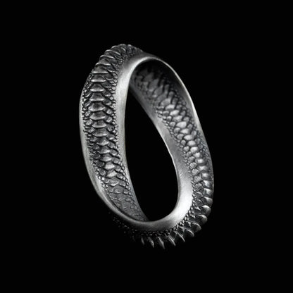 Serpent's Möbius Pendant