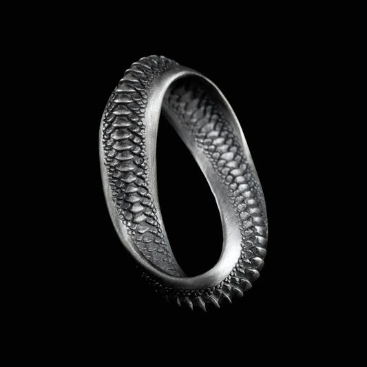 Serpent's Möbius Pendant