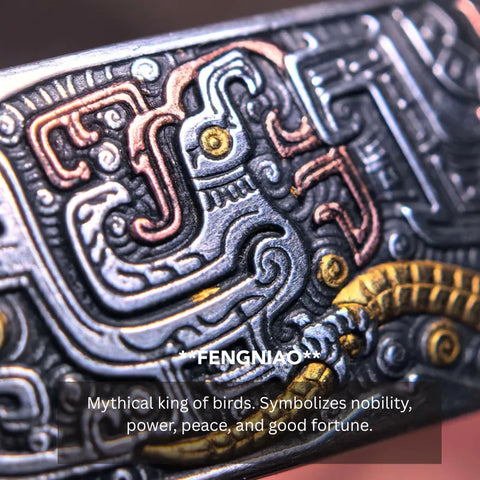 Imperial Taotie Meteorite Bracelet
