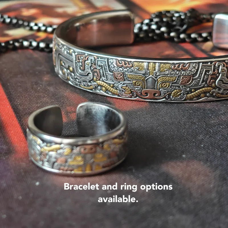 Imperial Taotie Meteorite Bracelet