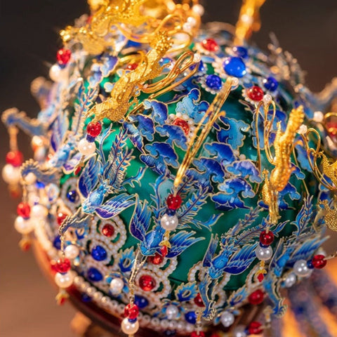 Phoenix Crown Metal Model Kit – Handmade Gift Ornament