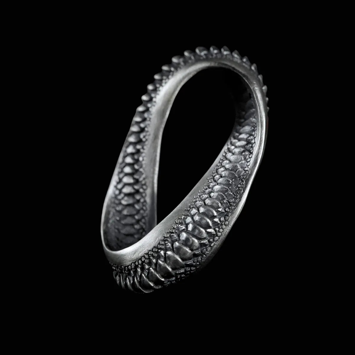 Serpent's Möbius Pendant