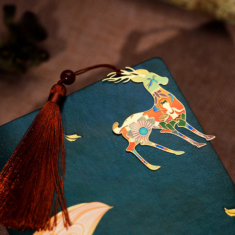 Dunhuang's Top-Tier Icon Metal Bookmark Set