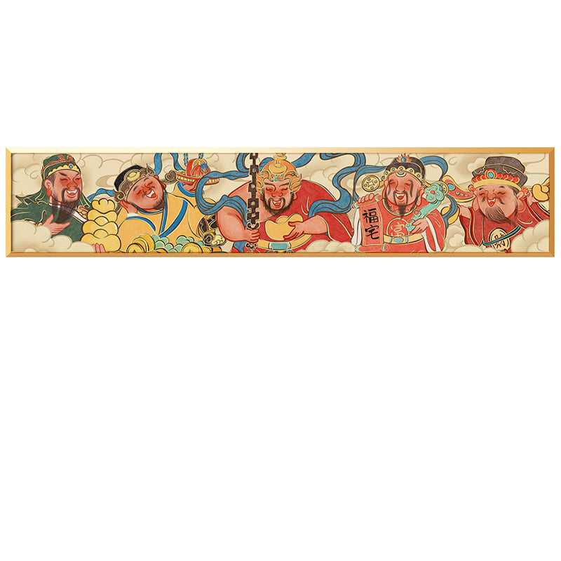 Five God of Wealth – Wall Decor