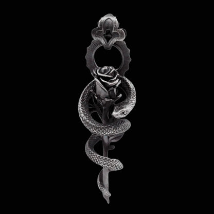Serpent's Rose Pendant