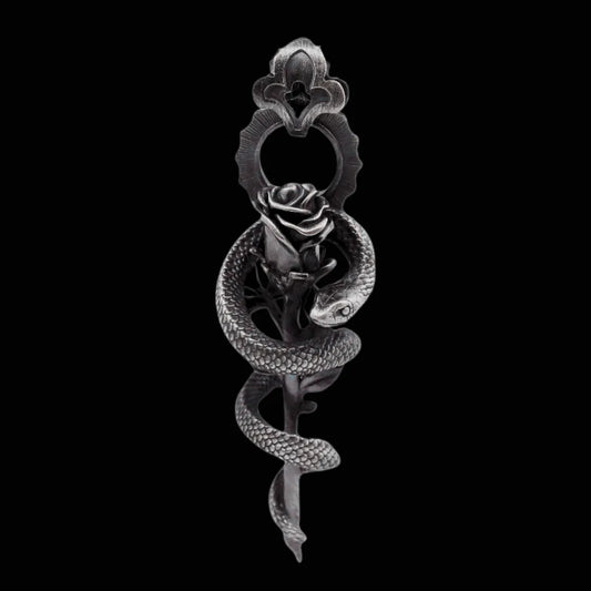 Serpent's Rose Pendant