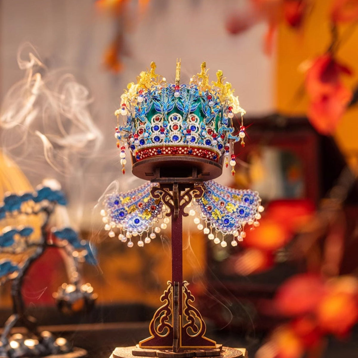 Phoenix Crown Metal Model Kit – Handmade Gift Ornament