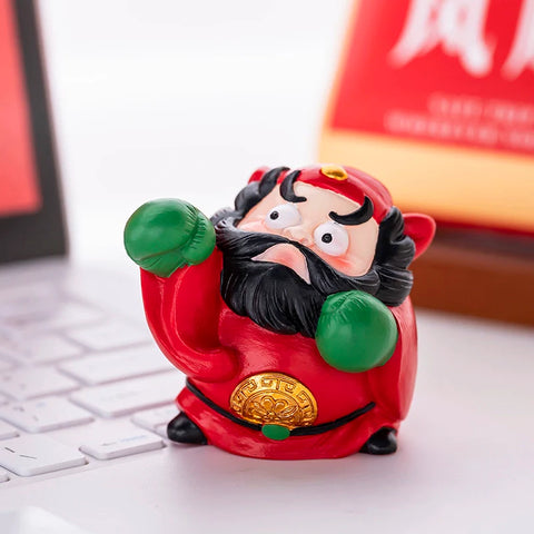 Zhong Kui Folklore Sculpture – Guardian of Resilience and Prosperity