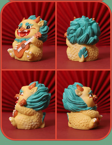 Dragon's Nine Offspring Figurine Set: Mountains and Seas Legends
