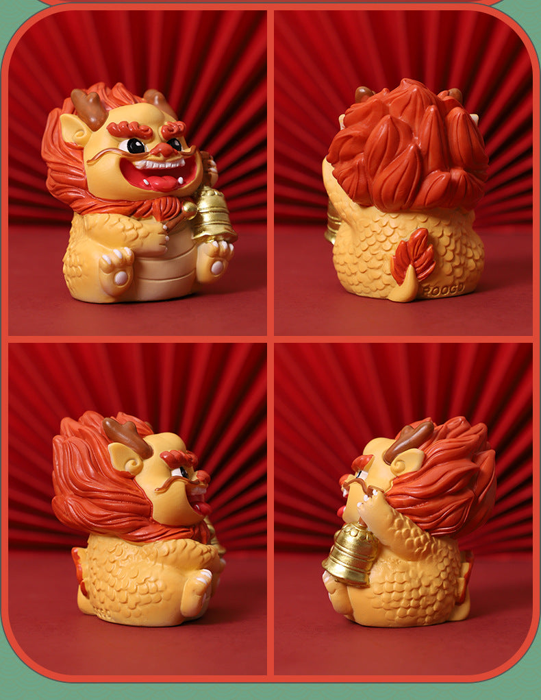 Dragon's Nine Offspring Figurine Set: Mountains and Seas Legends