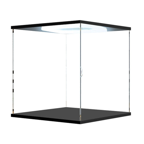 LED Acrylic Display Case – Dustproof Box with Door