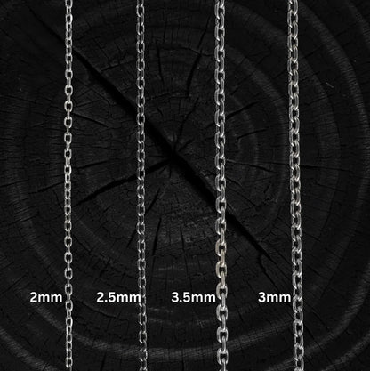 Small Cornered Chain (2-3.5mm)