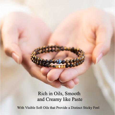 Agarwood Harmony Bracelet: Wood Element Elegance