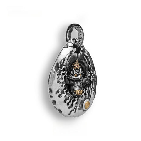 Garuda Mythical Pendant Necklace – Cultural Silver Jewelry