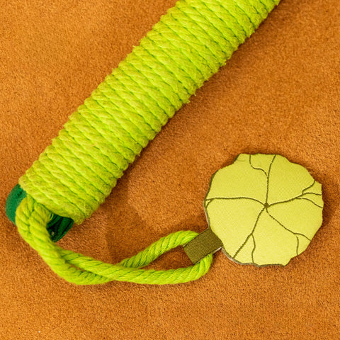 Lotus-Embossed Mugwort Massage Hammer
