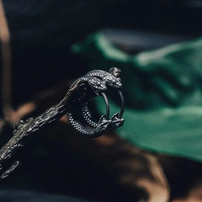 Whispers of the Dual Serpent Earring