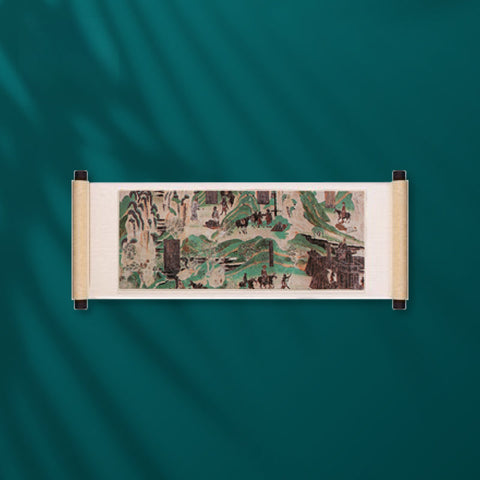 Miniature Mural Scroll