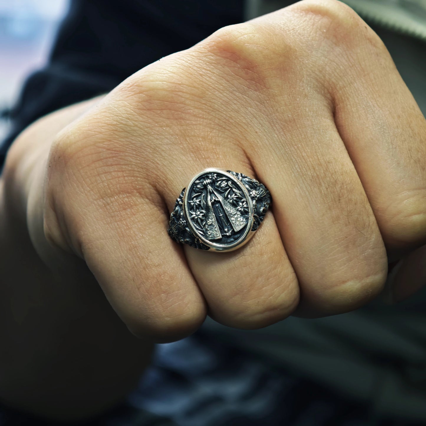 The Empress's Silent Prayer Ring