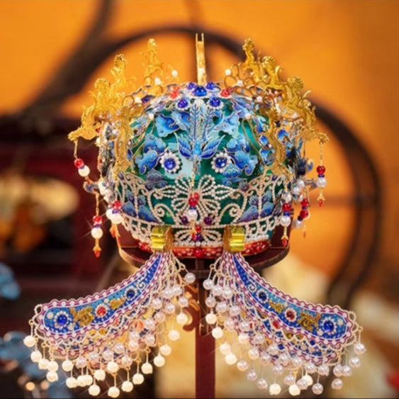 Phoenix Crown Metal Model Kit – Handmade Gift Ornament