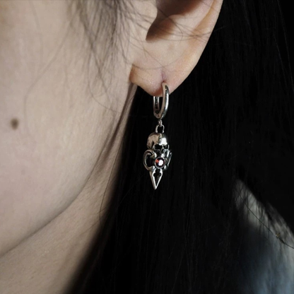 Crimson Hymn Earring