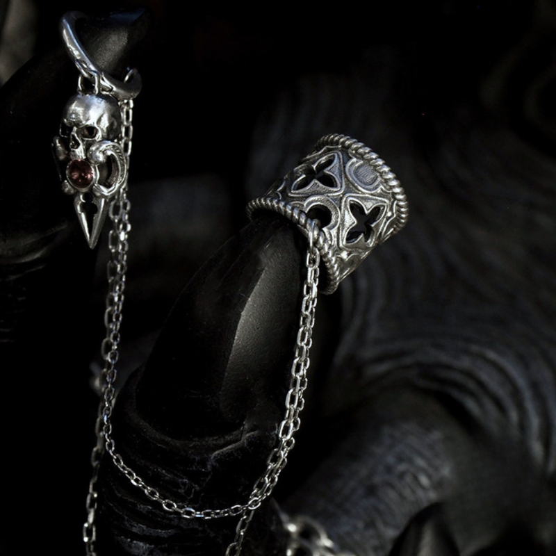 Crimson Hymn Earring