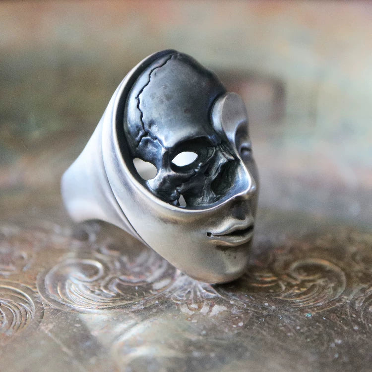 Yin-Yang Visage Ring