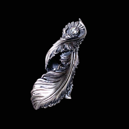 All-Seeing Eye Feather Pendant