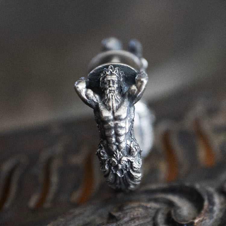 Sea and Storm Earring